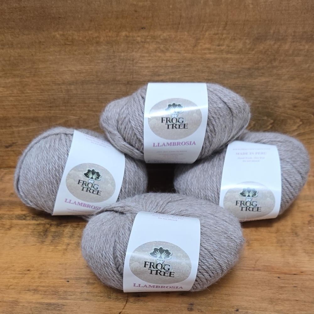 Baby Llama Yarn Frog Tree Llambrosia Four Skeins